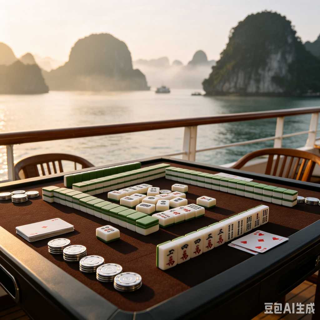 premium engraved mahjong set