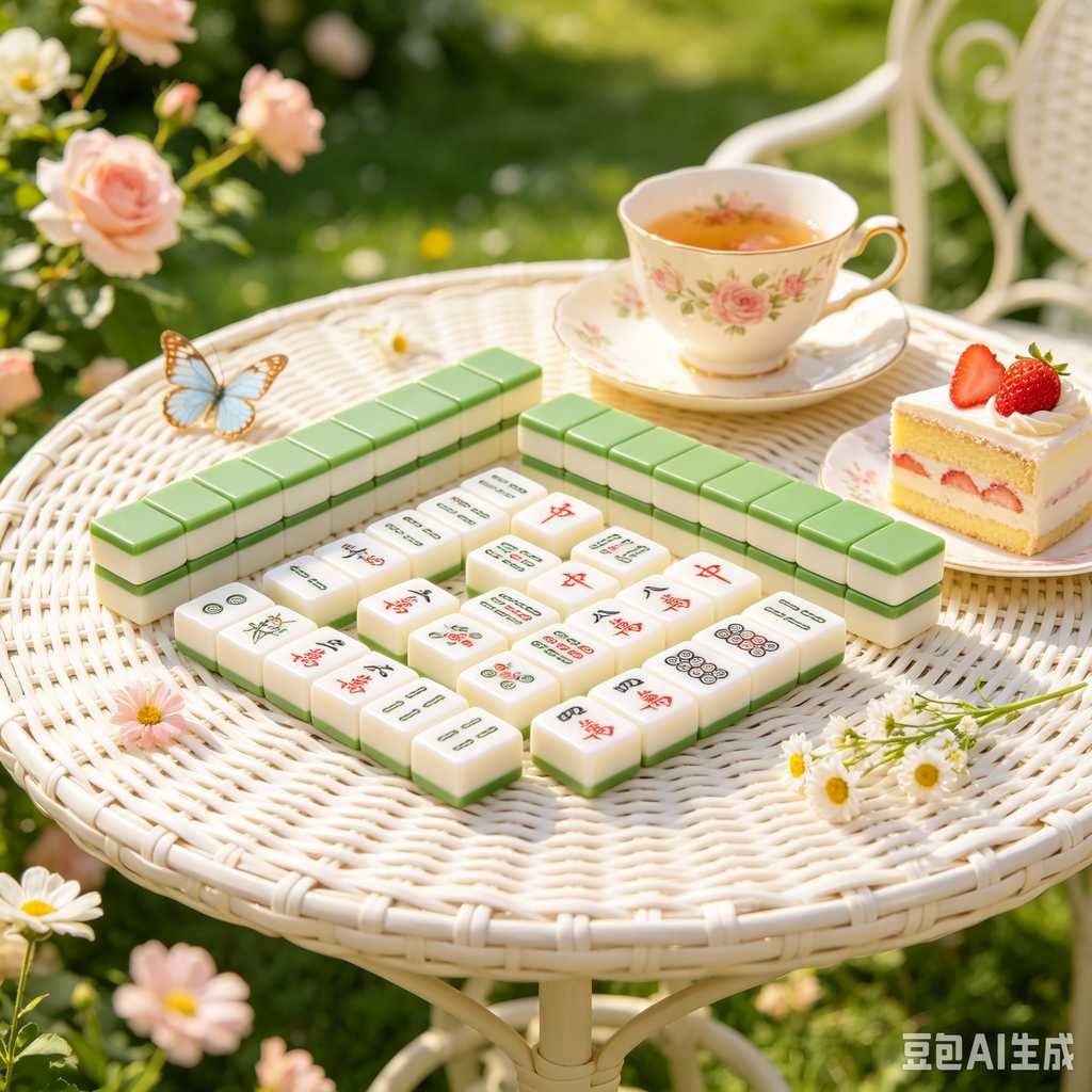 stable print mahjong set