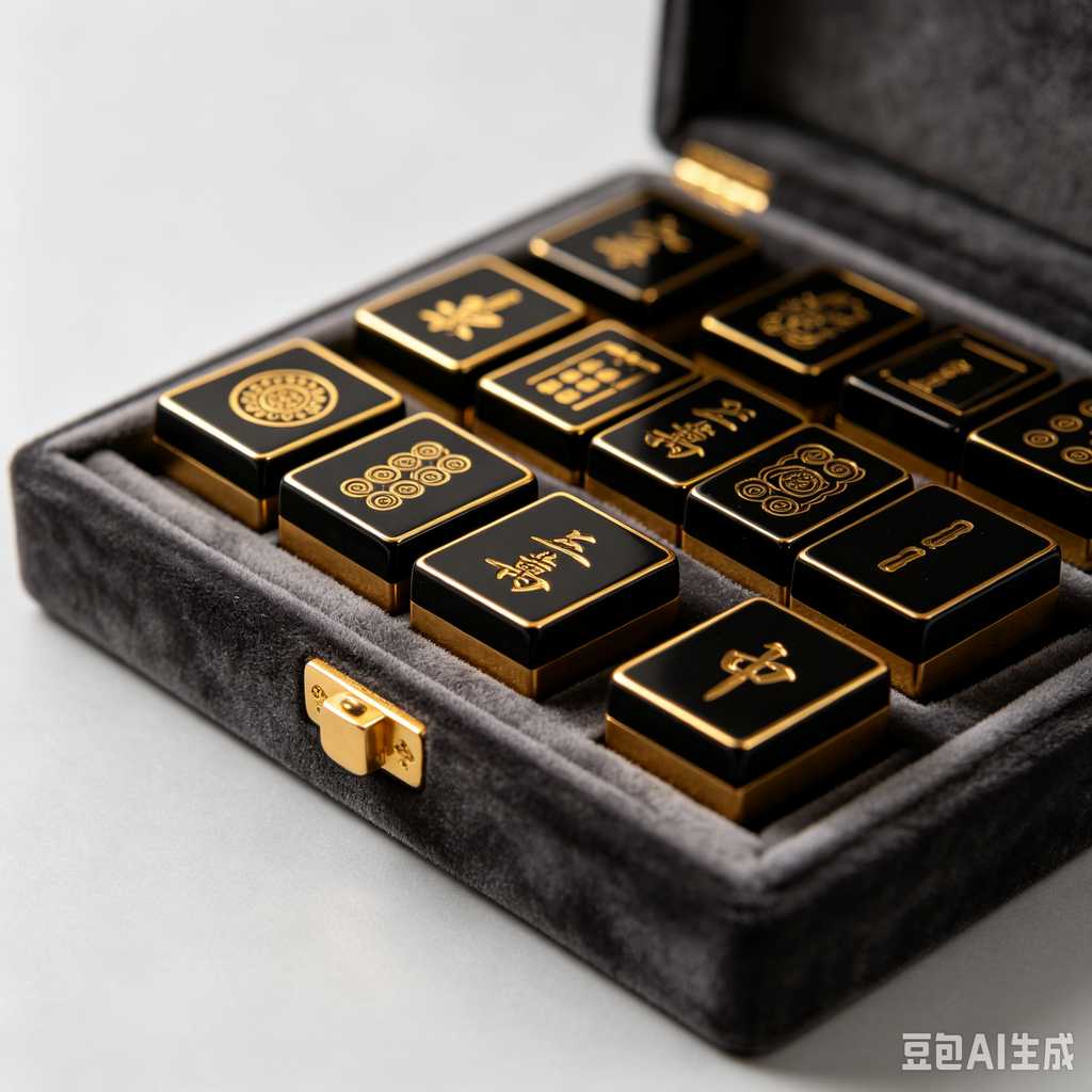 decorative mahjong tiles set